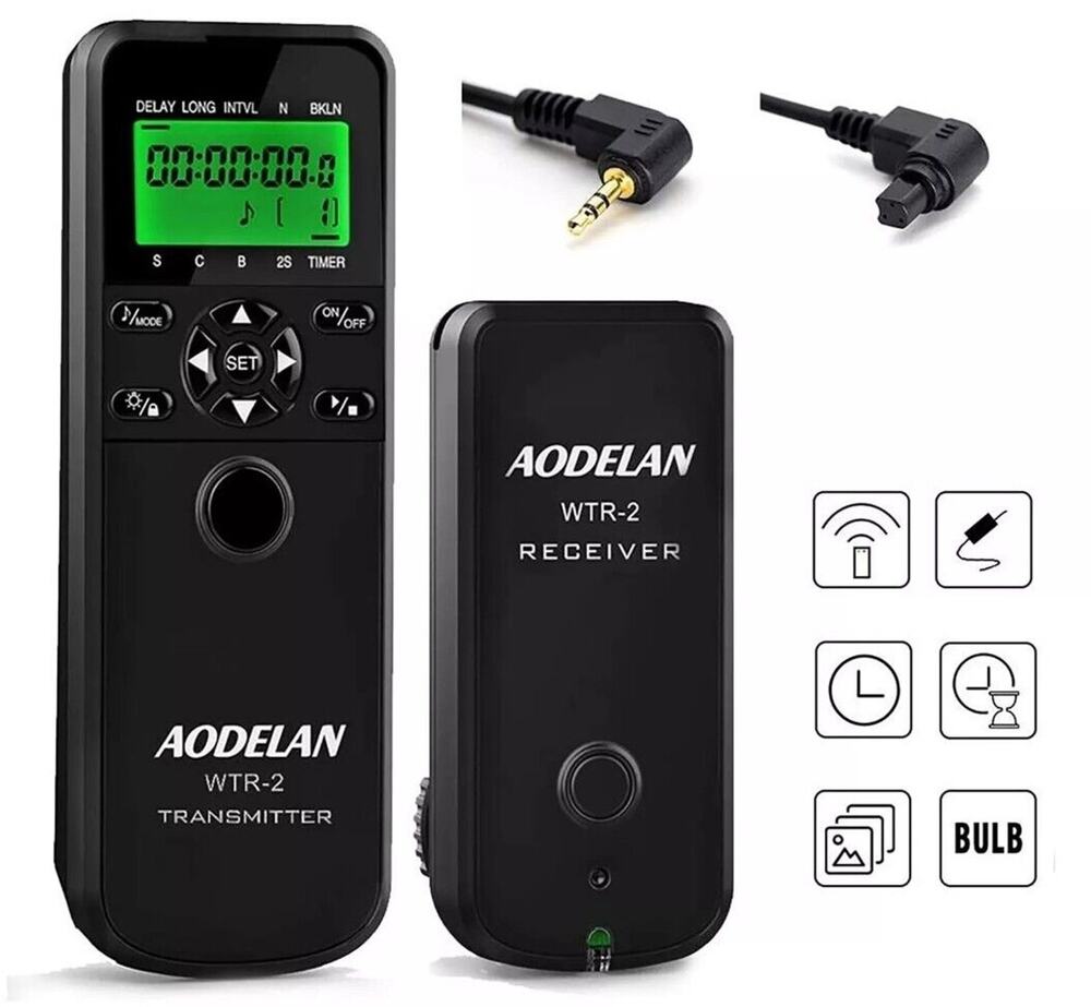 Remote Shutter Release For DSLR Canon EOS R, RP, RA, R6, R5, 80D
